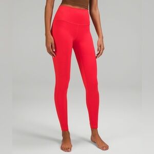 NWT: Lululemon Align™ HR Pant 28" Size: 8 Carnation Red SOLD OUT ONLINE